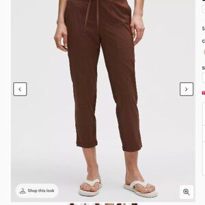 NWT Lululemon Dance Studio MR Crop pants- size 8 Lava Cake (Brown)